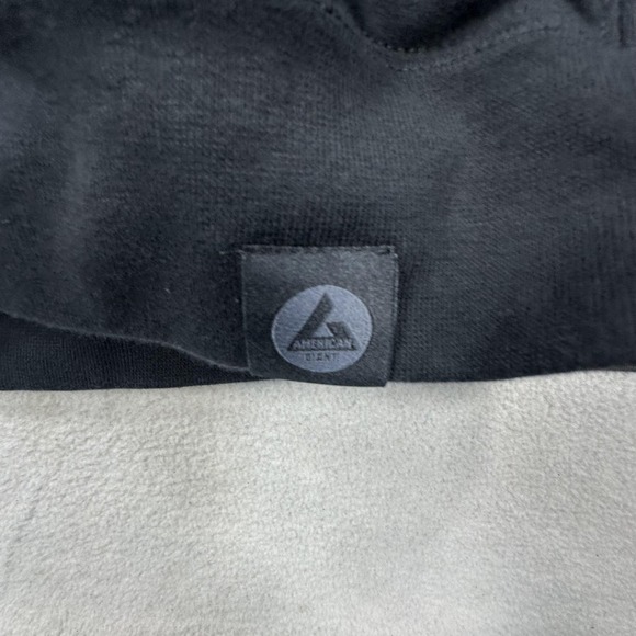 American Giant Jacket Womens XL Black Full Zip Mock Neck Sweatshirt Made USA - Picture 3 of 12